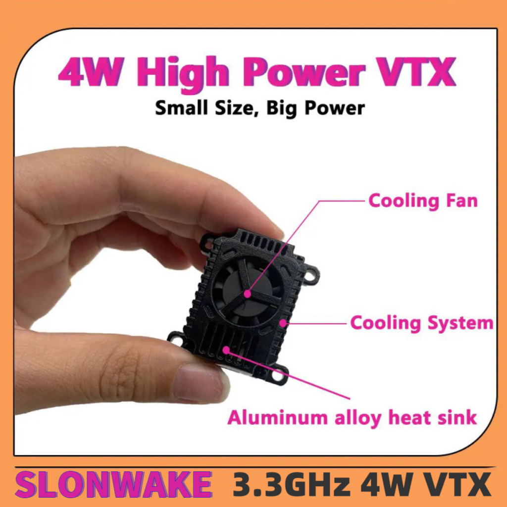 Drone Rc1 - SLONWAKE FPV 3.3G 16CH 4000mW High