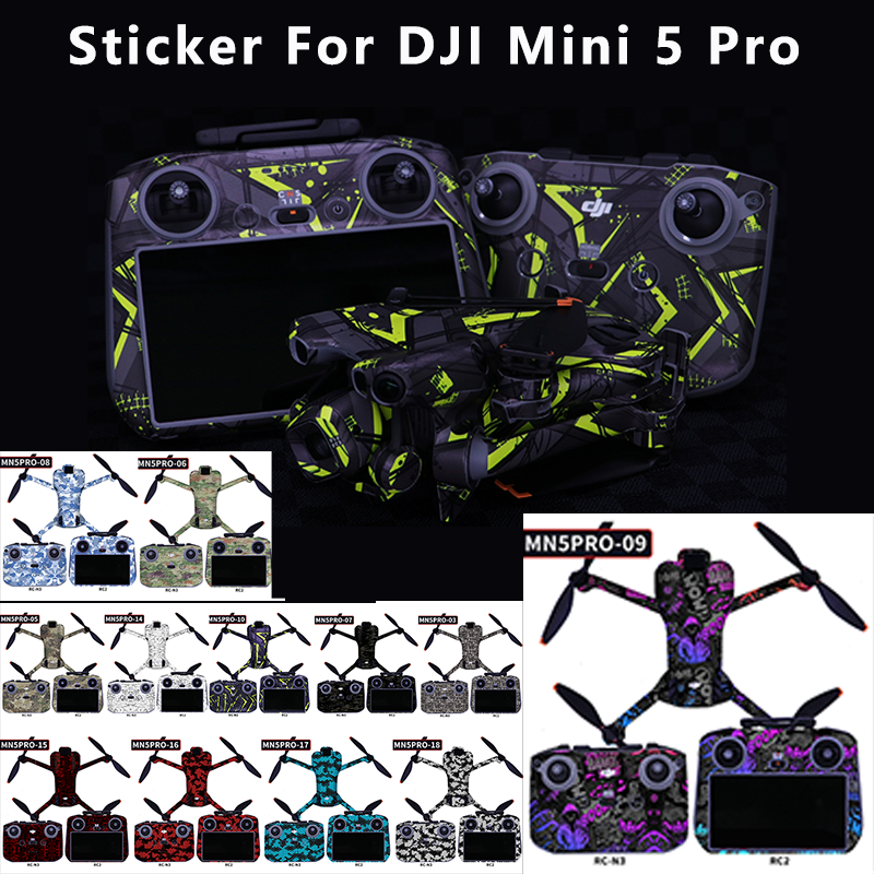 Drone Dji Rc Pro - Anti-scratch Decals For DJI MINI 5