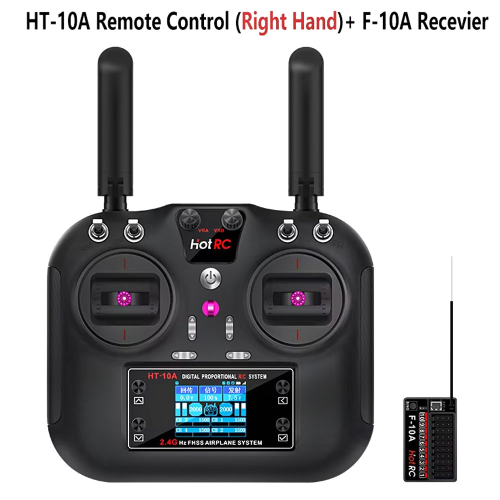 Rc Transmitter Drone - Hotrc HT-10A 2.4G 10CH Transmitter F10A