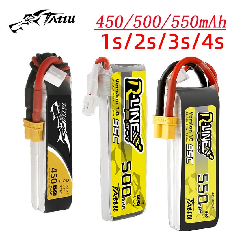 Drone Rc Board - 3Pcs NEW TATTU 450/500/550mAh 75/95C 3.7/3.8/7.4/11.1/14.8V
