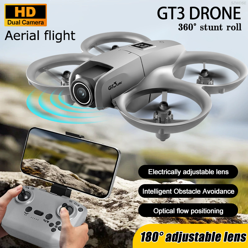 Drone Rc Helicopter With Camera - New GT3 Mini RC Drone 8K