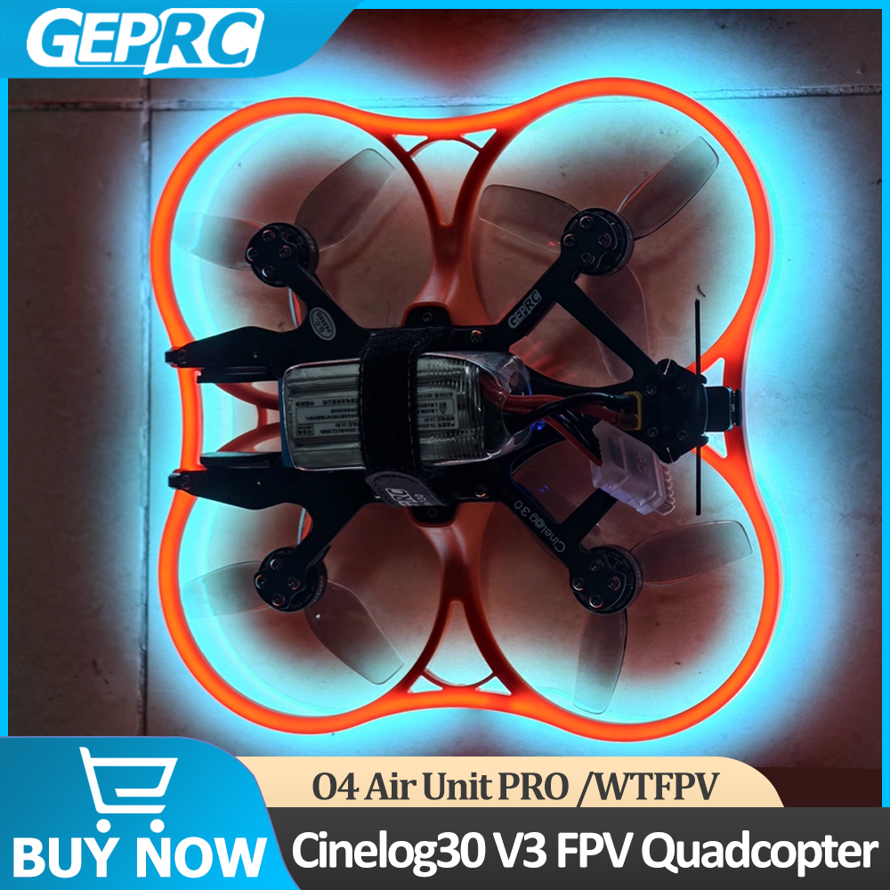 Drone Rc Helicopter With Camera - GEPRC Cinelog30 V3 FPV Quadcopter O4