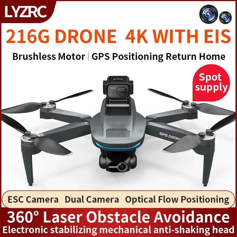 L200 PRO MAX Drone 4K 2-Axis P - Drone Rc Helicopter With Camera ulasan dan harga