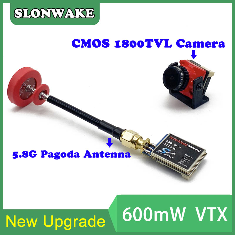 5.8G 48CH 600mW adjustable VTX - Rc Transmitter Drone ulasan dan harga
