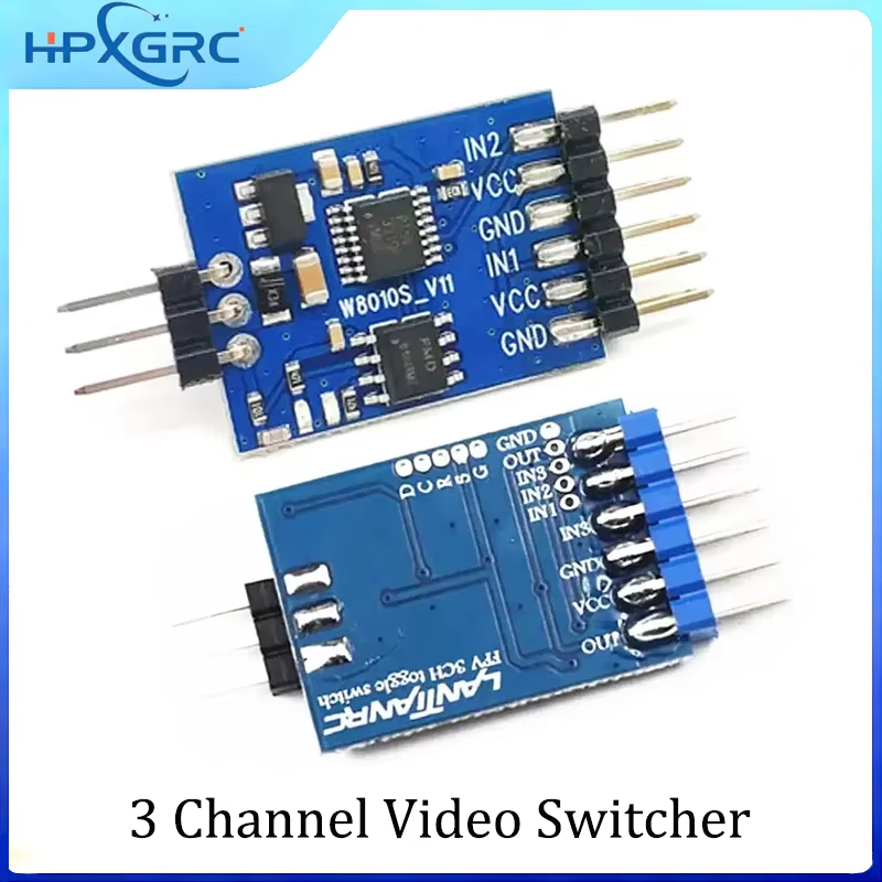 3 Channel Video Switcher Modul - Drone Rc Fpv Manual ulasan dan harga