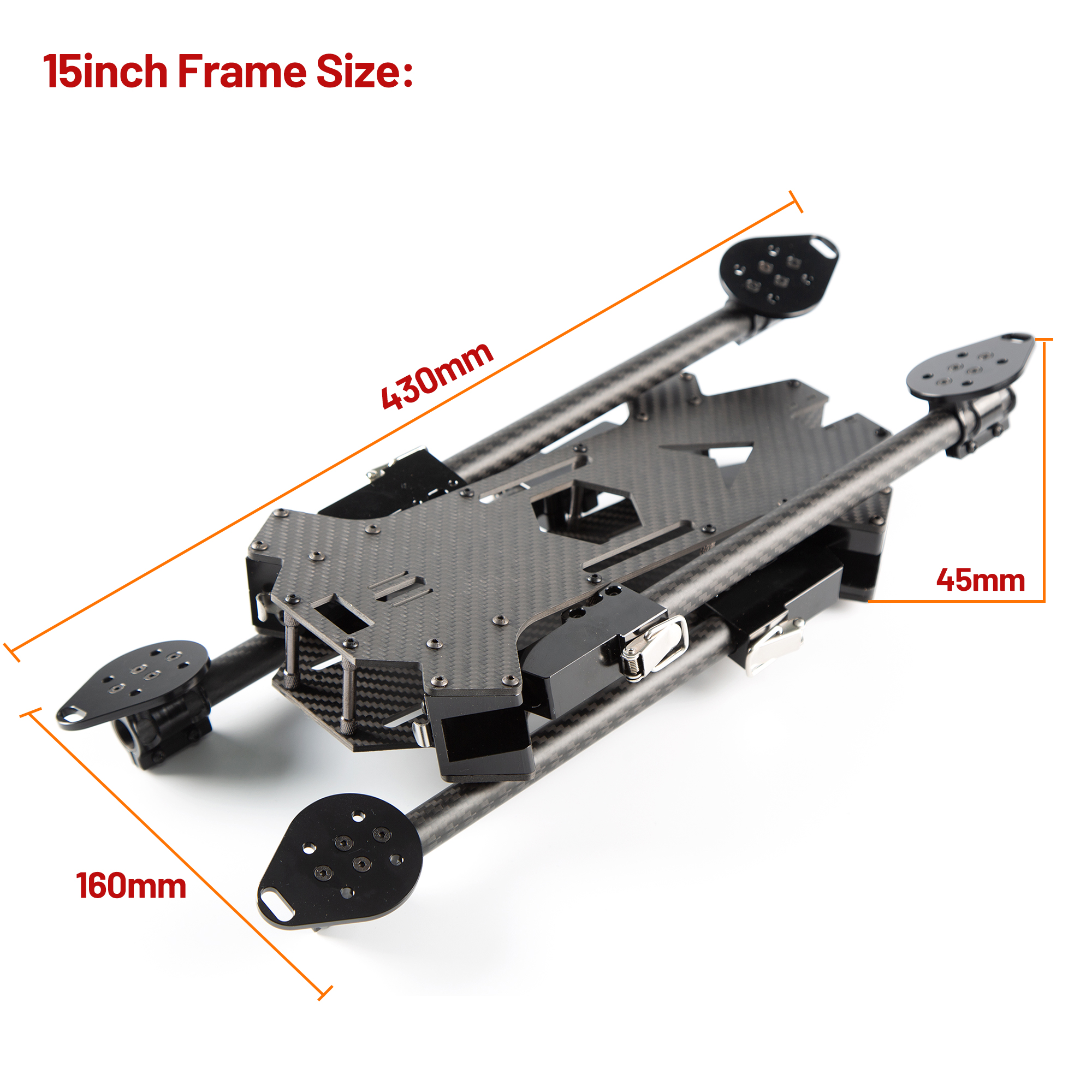 15inch /17inch FPV Carbon Fibe - Drone Rc Board ulasan dan harga