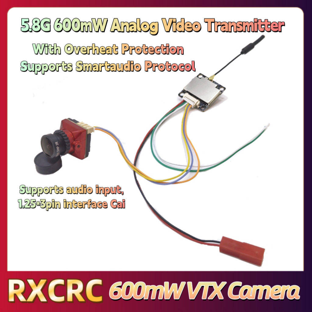 RXCRC 5.8G 48CH 600mW Power VT - Drone Rc Camera ulasan dan harga