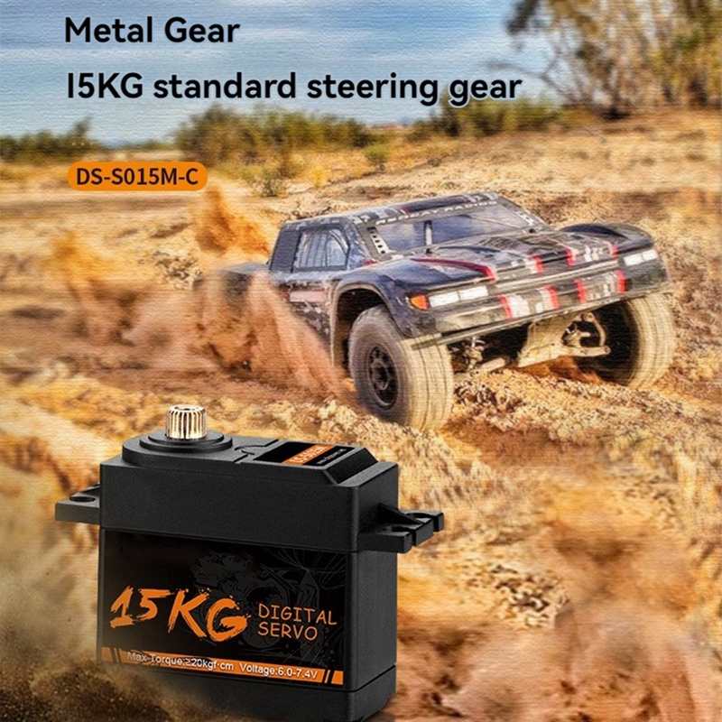 Mini Servo 15KG Metal Gear Min - Drone Rc ulasan dan harga