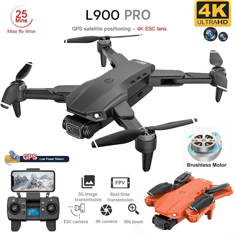 L900 Pro GPS Drone 4K Professi - Drone Rc Helicopter With Camera ulasan dan harga