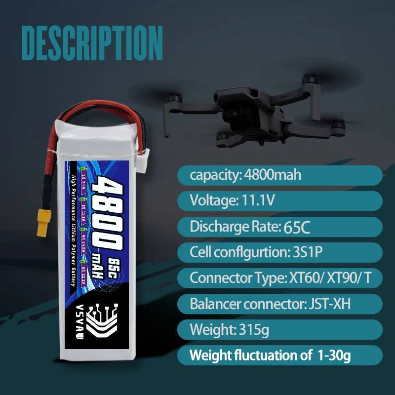 VSVAW 3S Lipo Battery for FPV  - Drone Rc Board ulasan dan harga
