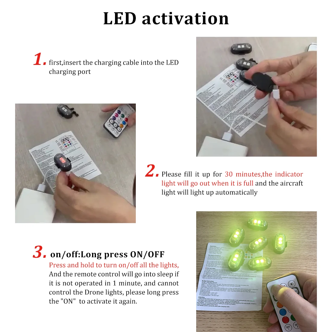 2/4/8Pcs Wireless Remote Contr - Drone Rc Signal ulasan dan harga