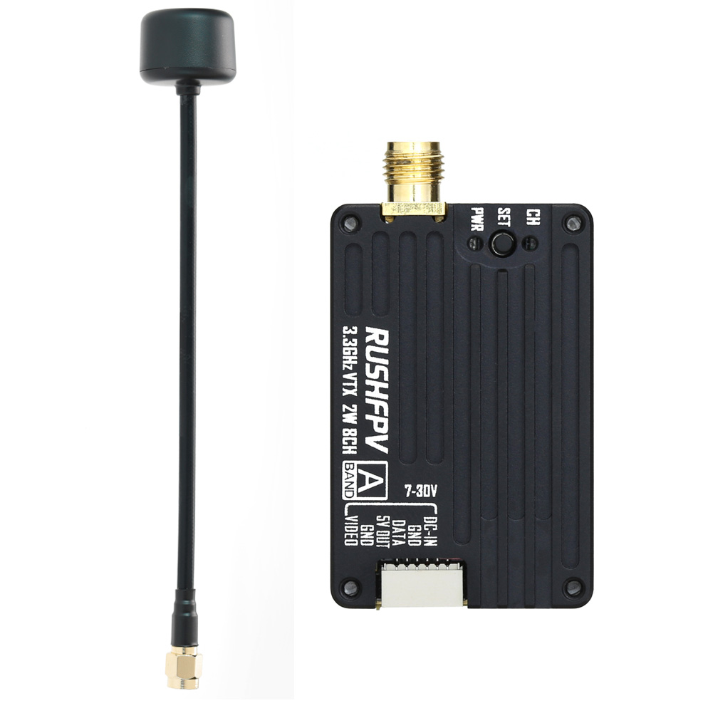 RUSHFPV 3.3G 2W VTX Transmitte - Rc Transmitter Drone ulasan dan harga