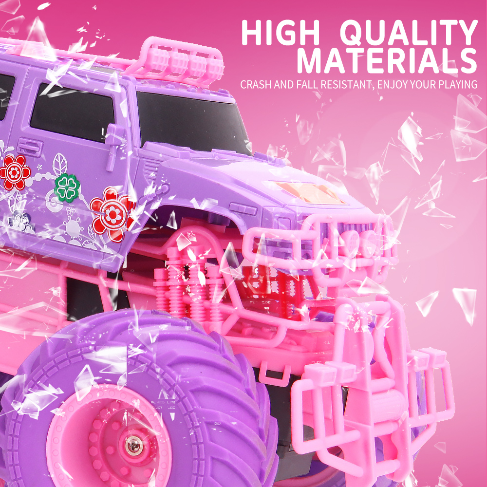 Pink RC Car Electric Drive Off - Drone Carrera Rc ulasan dan harga