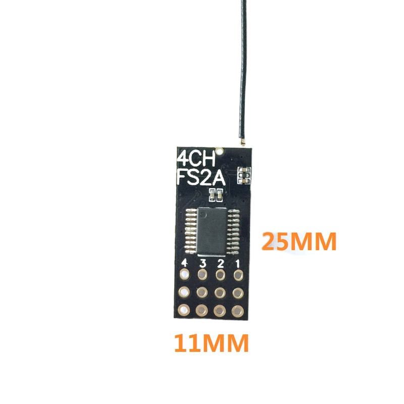 Flysky FS2A Mini Receiver 4CH  - Drone Rc Board ulasan dan harga