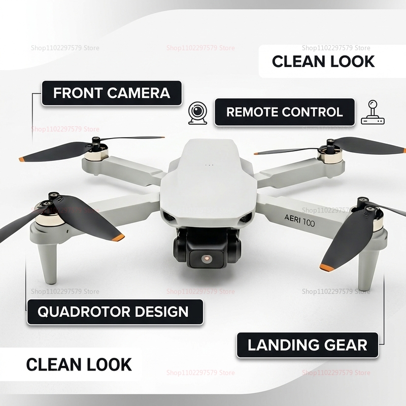 Mini Dronеs Aeri100 8K Profess - Drone Vs Rc Helicopter ulasan dan harga