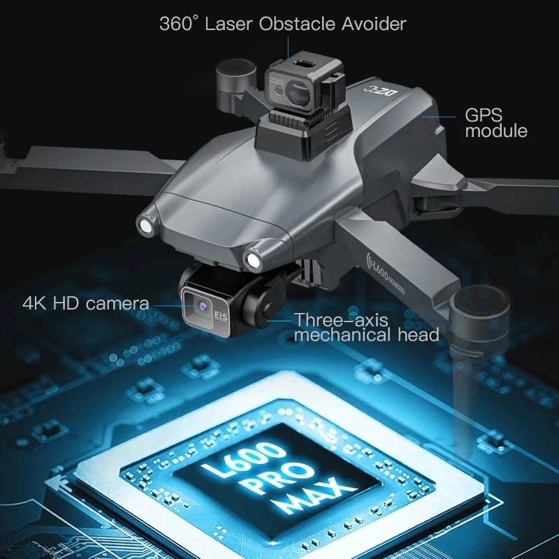 L600 PRO MAX GPS Drone Profess - Drone Rc Helicopter With Camera ulasan dan harga