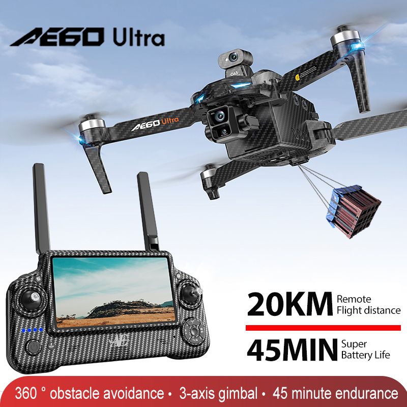 AE60 GPS Drone Professional 8K - Drone Rc Helicopter With Camera ulasan dan harga