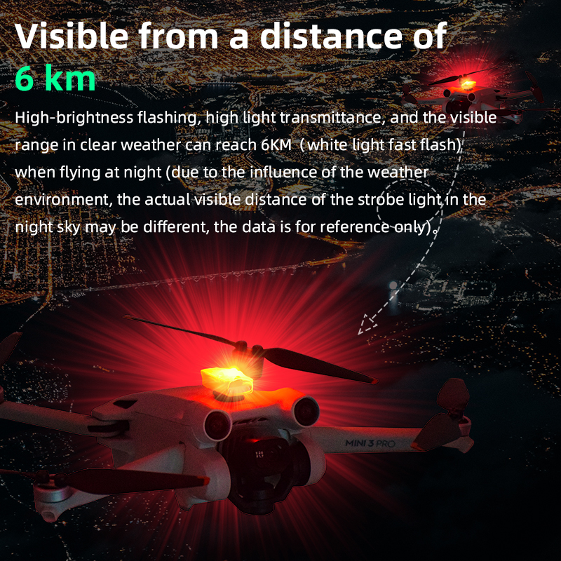 Mini Drone Strobe Light for DJ - Drone Dji Rc Pro ulasan dan harga