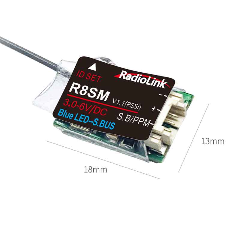 Radiolink R8SM 8CH 2.4G Receiv - Drone Rc Signal ulasan dan harga