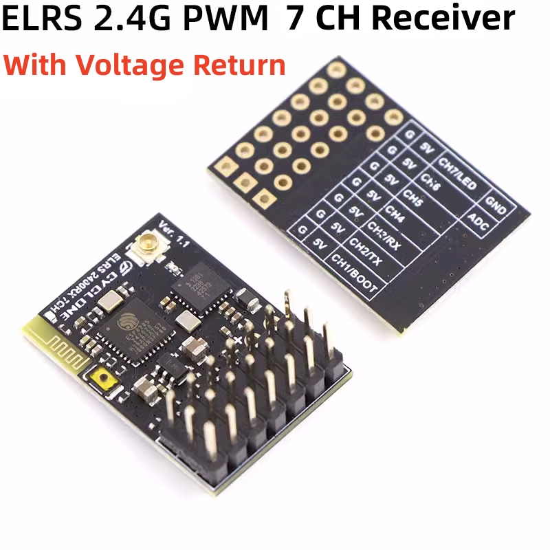 ELRS 2.4G PWM 7CH 6CH CRSF Rec - Drone Rc Board ulasan dan harga