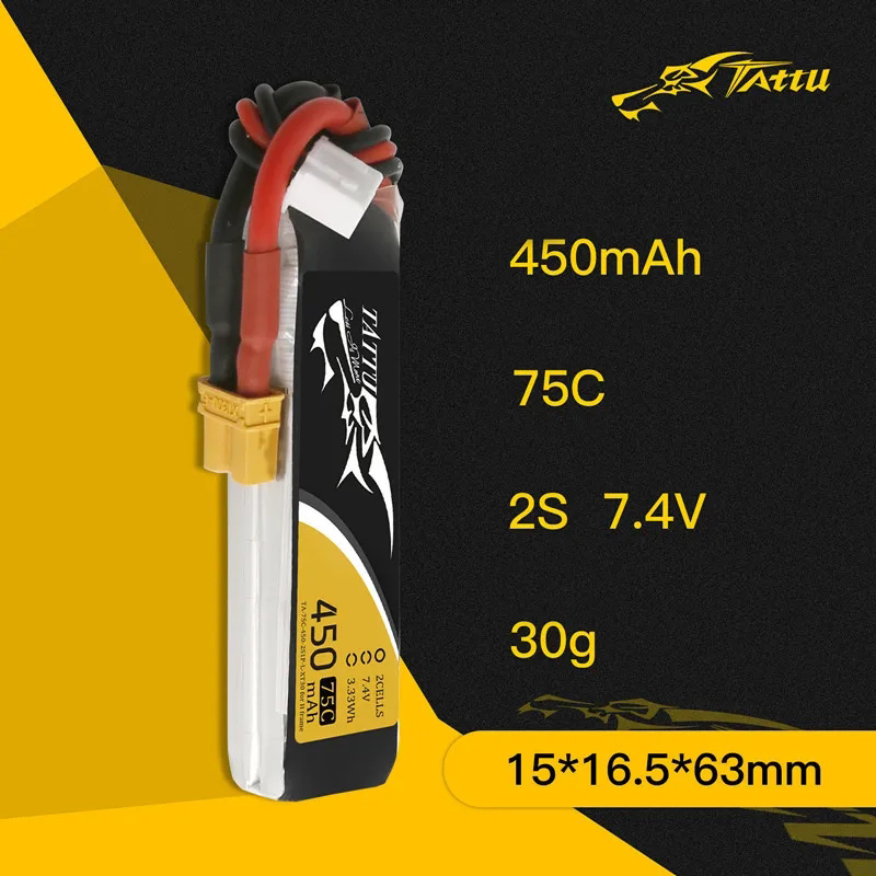 3Pcs NEW TATTU 450/500/550mAh  - Drone Rc Board ulasan dan harga
