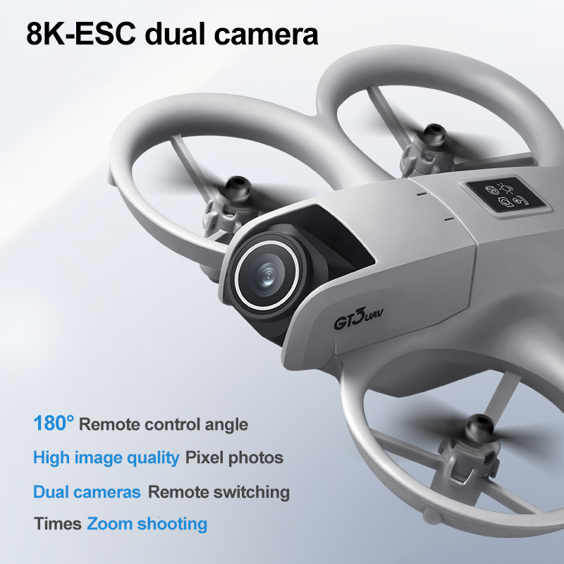New GT3 Mini RC Drone 8K 5G Ae - Drone Rc Helicopter With Camera ulasan dan harga