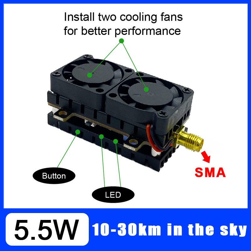 Long Range 5.8GHz 5.5W Video T - Drone Rc Board ulasan dan harga