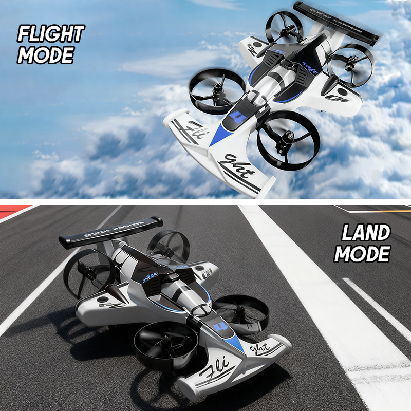 2in1 Mini Drone Air-Ground Fly - Drone Carrera Rc ulasan dan harga