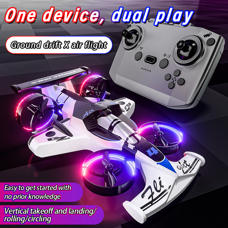 2in1 Mini Drone Air-Ground Fly - Drone Carrera Rc ulasan dan harga