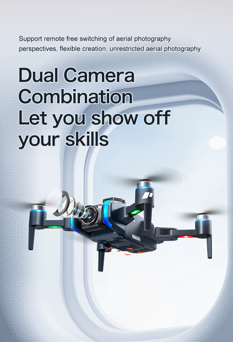 8K Brushless Obstacle Avoidanc - Drone Rc Fpv Manual ulasan dan harga