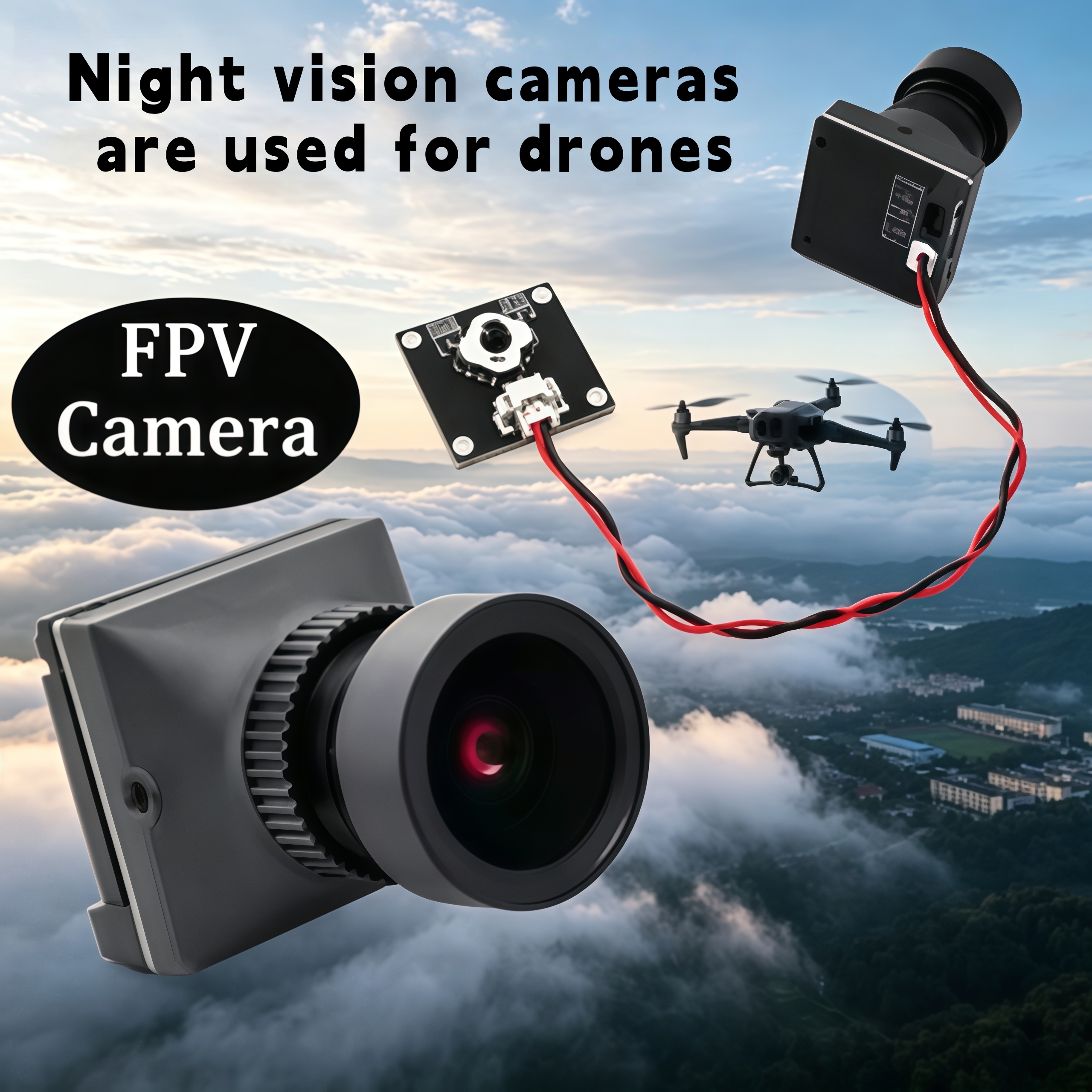 1500TVL HD CADDX Snail FPV Cam - Drone Rc Camera ulasan dan harga