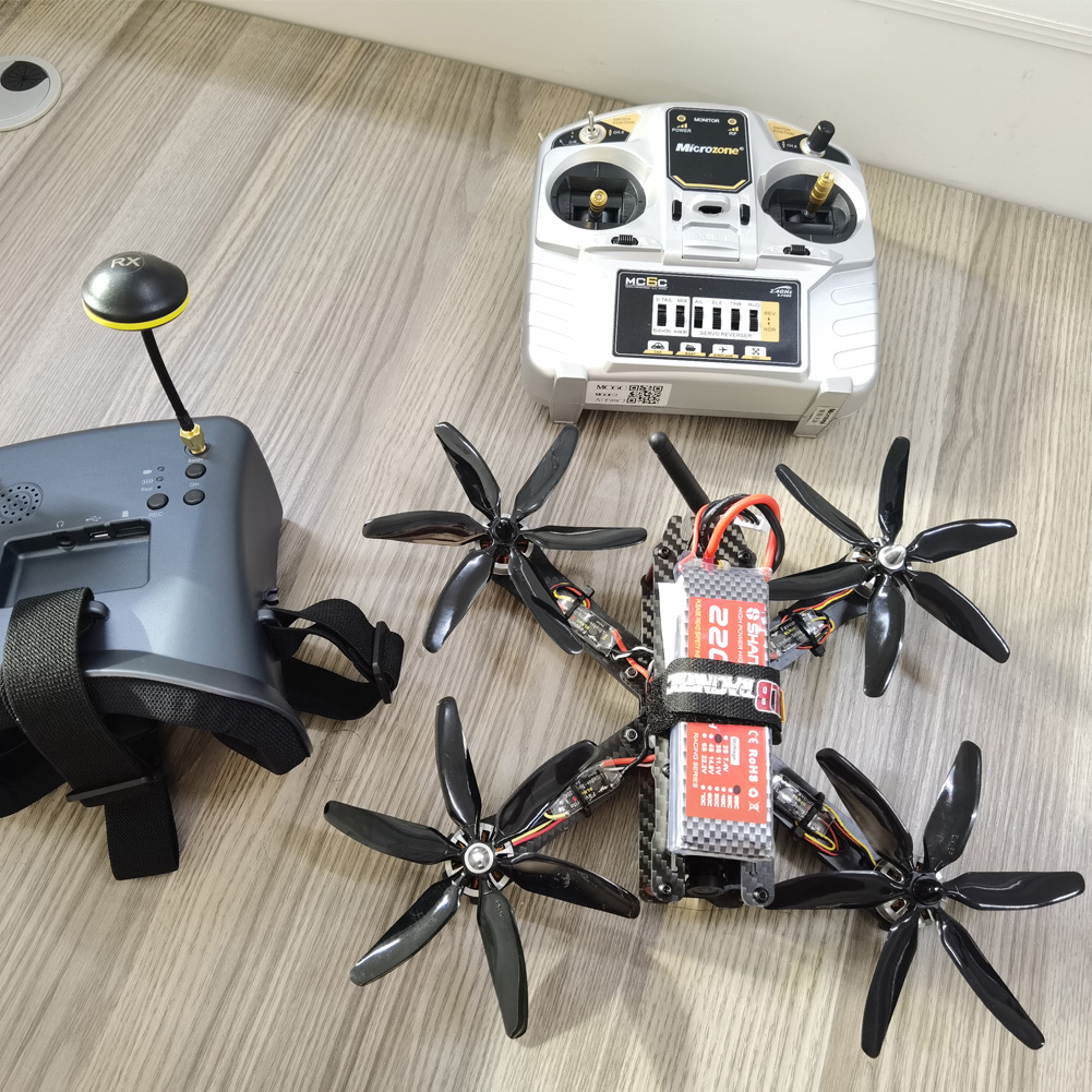 10pcs 504060 5x4x6 6-Blade Sin - Drone Frame 5 Inch ulasan dan harga