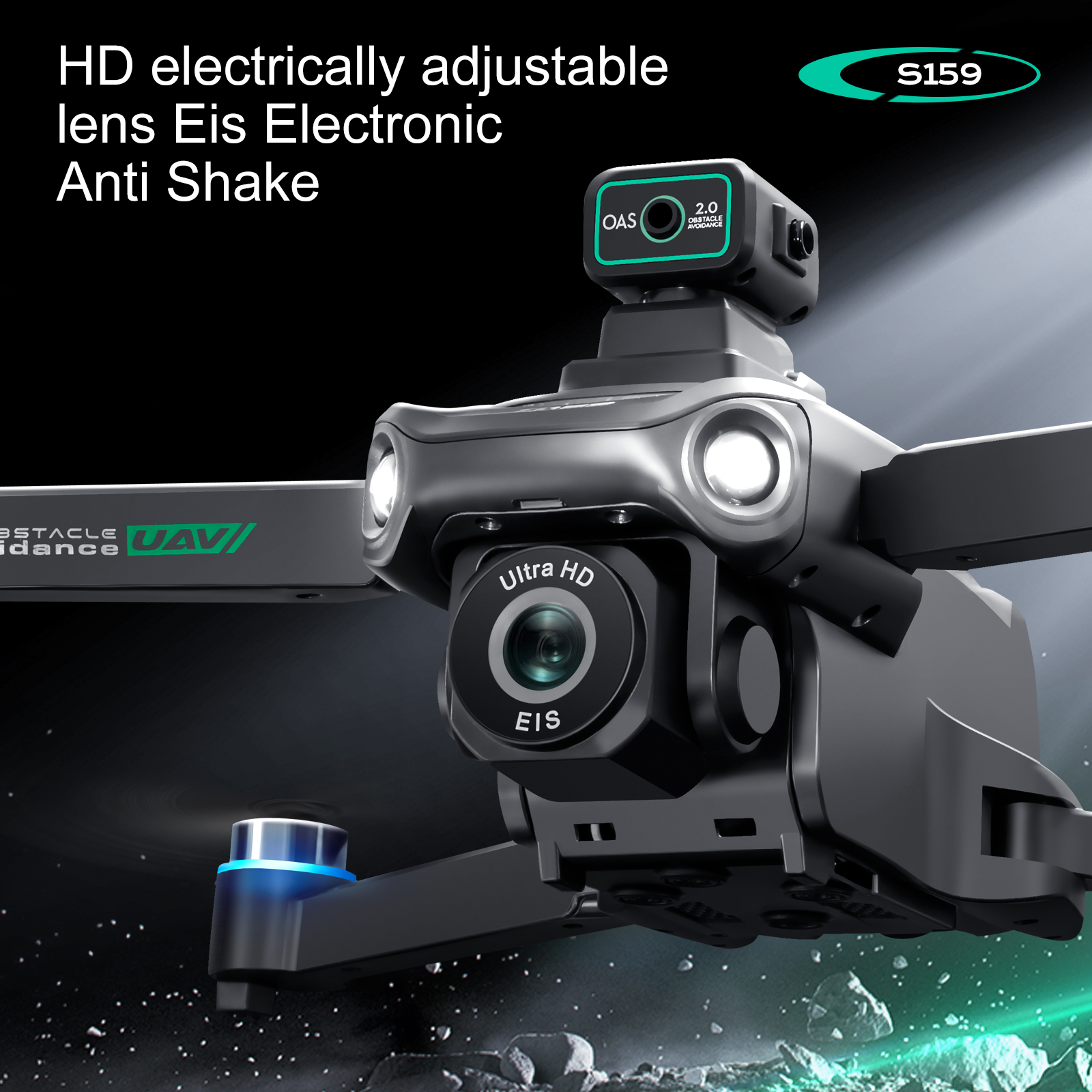 S159 GPS Drone 4K Profesional  - Drone Rc Helicopter With Camera ulasan dan harga