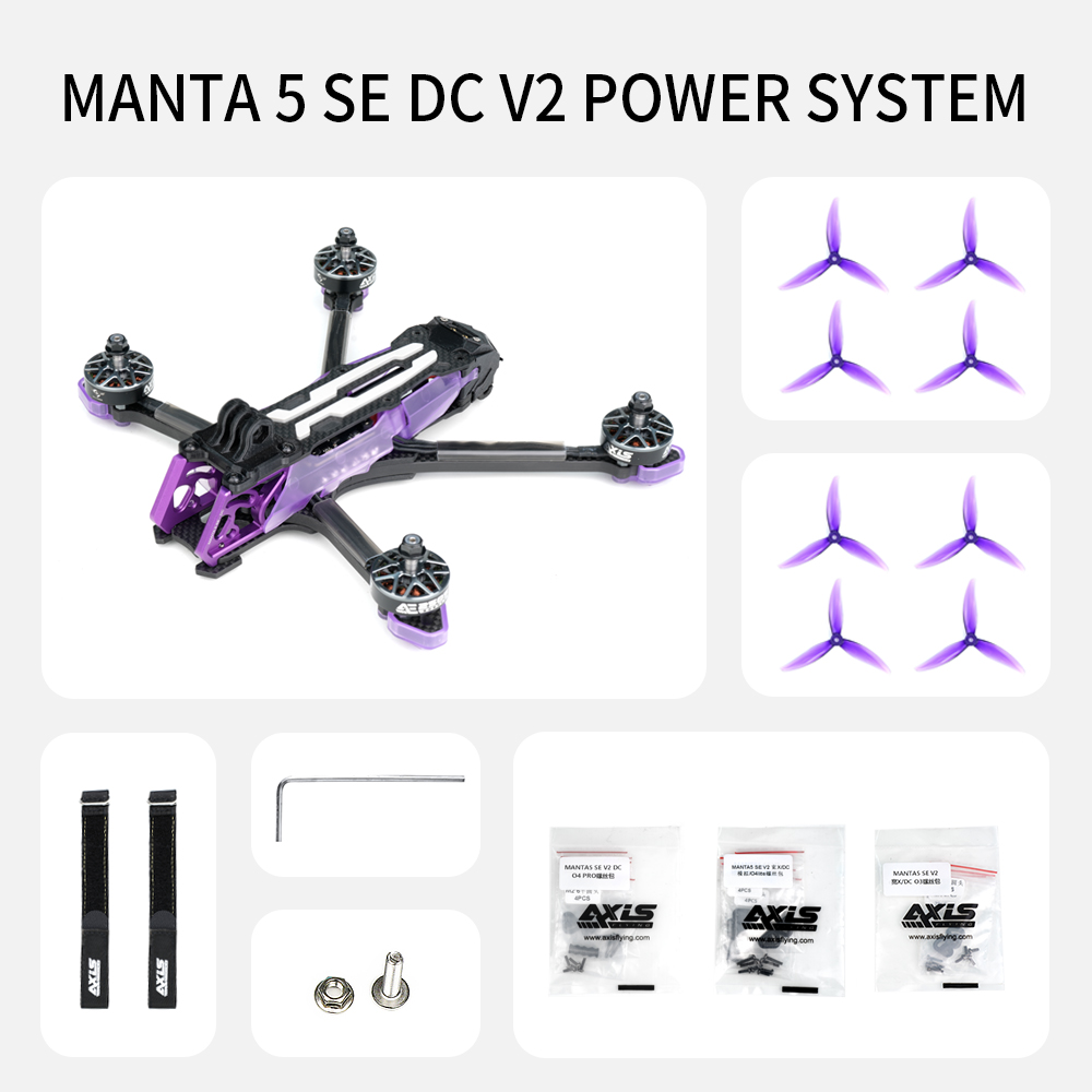 2026 Axisflying Manta 5 SE DC  - Drone Frame 5 Inch ulasan dan harga